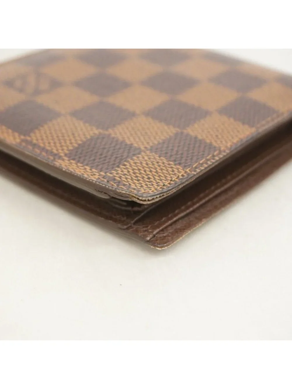 Louis Vuitton Wallet Damier Portefeuille Marco Ebene